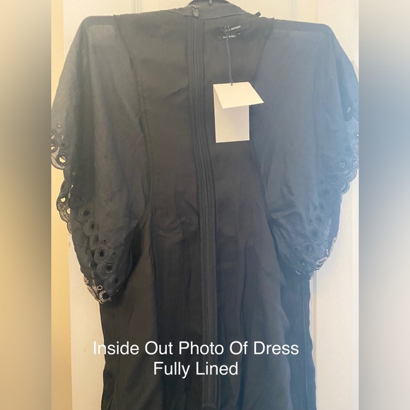 Isabel Marant Dress With Beaded Flutter Sleeve Dress $3200 NWT Size L - Picture 15 of 15